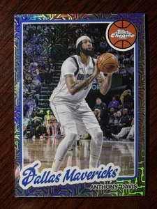 2025-26 Topps NBA Basketball Anthony Davis Silver Pack Chrome Refractor Mavs - Picture 1 of 1