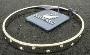 NEU mit Etikett - Marke Swarovski - 24 Kristalle - silberfarbener Armreif - klassisches Styling - Bild 1 von 6