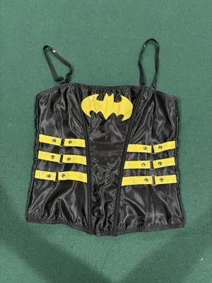 Mujer Corsé Batman Negro Mediano Amarillo Disfraz Halloween Foto 1 de 4