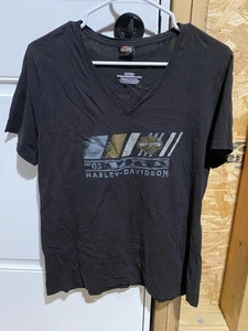 Womens Harley Davidson Short Sleeve T Shirt XL Appleton Clarksville TN 100% Ctn - Picture 1 of 12