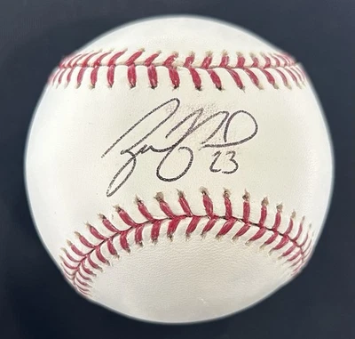 Béisbol automático firmado por Zack Greinke ROMLB Rawlings MLB certificado de autenticidad Kansas City Royals Foto 1 de 2