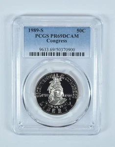 1989-S Congress Commemorative Half Dollar PR69 DCAM PCGS *4770 - Picture 1 of 5