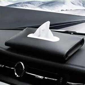Universal Auto Sonnenblende Tissue Halter PU Leder Papier Handtuch Hülle - Bild 1 von 14