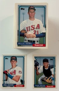 1992 Topps Traded Hand Collated Complete Set #1T-132T Garciaparra Varitek RCs - Bild 1 von 1