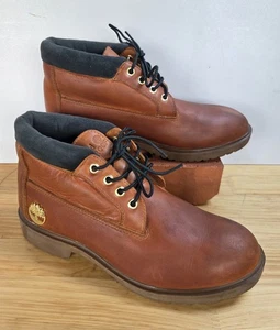 Timberland 1973 Newman Prem Chukka Brown Waterproof Leather Ankle Boots UK 6.5 - Picture 1 of 16