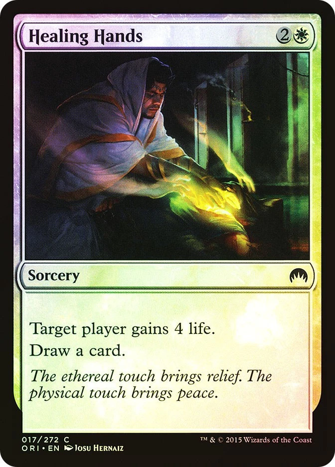 MTG FOIL Healing Hands  - Magic Origins #017 - Image 1 of 1