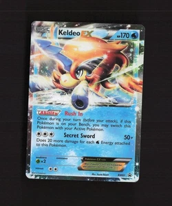 Keldeo EX BW61 Black & White Black Star Promo Holo Pokemon Card MP - Picture 1 of 10