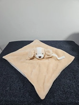 Carters Brown & White Puppy Dog Lovey Baby Stuffed Animal 2017 Security Blanket - Image 1 of 4