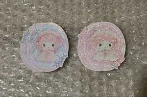 Sanrio My Melody & My Sweet Piano Aufkleber Set weiß Rüschen NEU - Bild 1 von 1