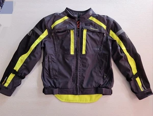 Olympia Expedition 2 Motorcycle Jacket Black & Yellow Size Large - Bild 1 von 23