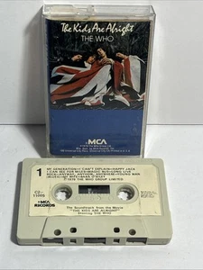 THE WHO - THE KIDS ARE ALRIGHT-- Cassette Tape 1979 MCA Movie Soundtrack - VGC - Foto 1 di 6