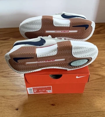 Nike Court GP Challenge 1 HC Tennis Shoe M8/W9.5 Turbo Sail White Bone Navy - Image 1 of 4