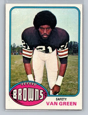 1976 Topps #219 Van Green Cleveland Browns - Image 1 of 2