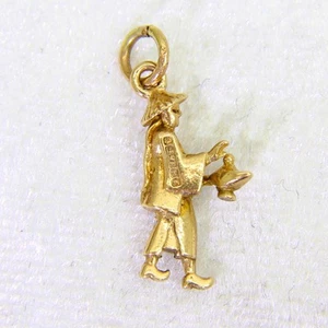 Vintage 9ct 9k Yellow Gold Aladdin's Lamp Charm - Picture 1 of 8