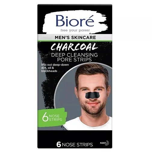 Bioré Men's Skincare Charcoal Deep Cleansing Pore Strips - Image 1 of 1