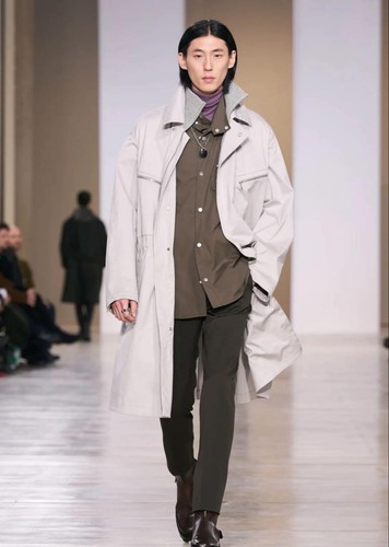HERMÈS Cappotto uomo Hermes autunno inverno 2024