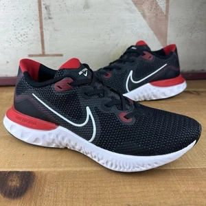 Nike Renew Run Men's Size 9 Black Athletic Running Sneakers Shoes CK6357-005 - Picture 1 of 8