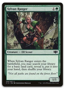 Sylvan Ranger #216 (LP) Commander 2014 C14 Magic MTG - Picture 1 of 1