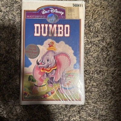 Dumbo Walt Disney Masterpiece Collection VHS Tape Stock No 024 RARE - Imagem 1 de 4