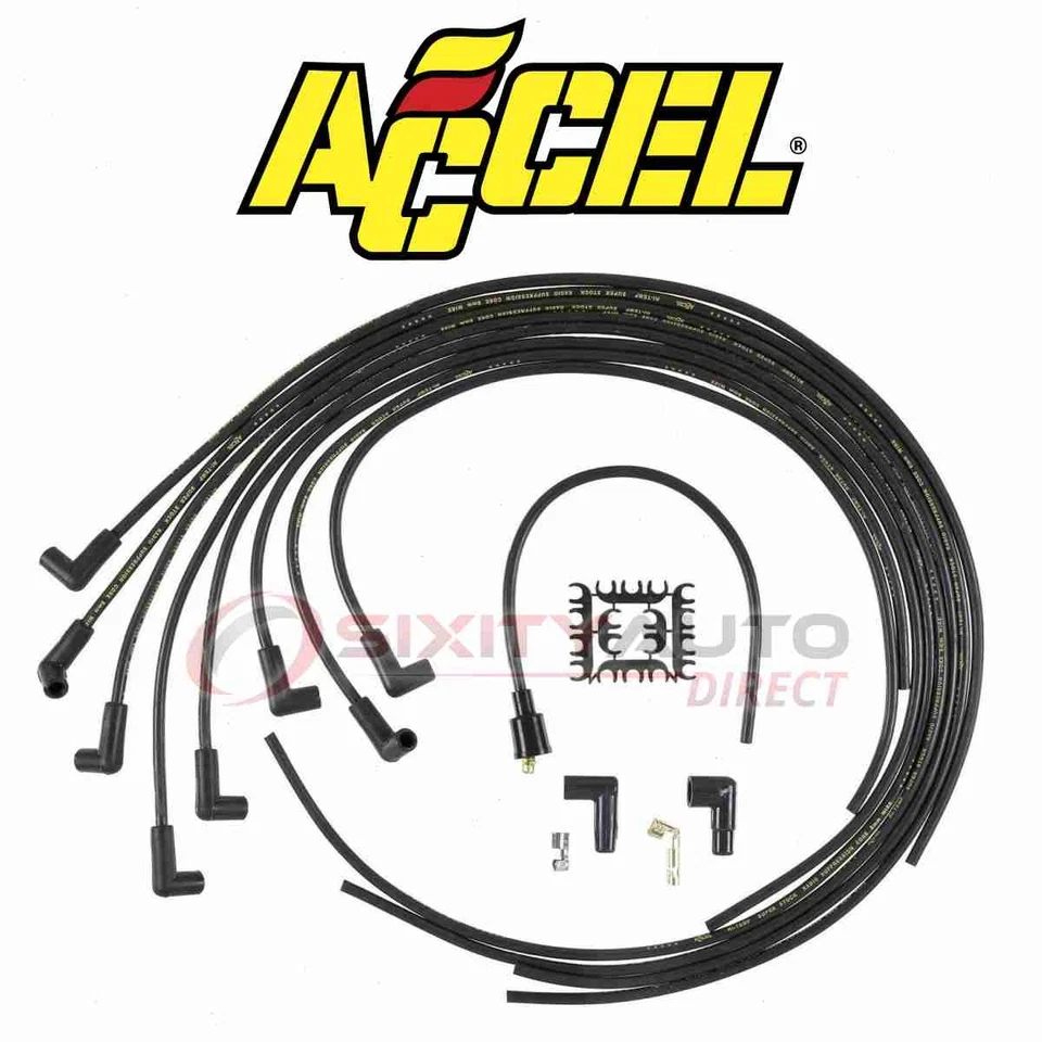 ACCEL Spark Plug Wire Set for 1975-1978 Dodge B300 6.6L 7.2L V8 - Ignition op - Image 1 of 4