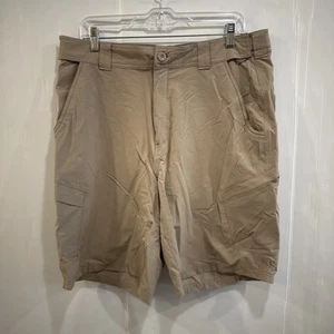 Simms Shorts Erwachsene Large beige Nylon Guide Serie Angeln elastischer Bund - Bild 1 von 7