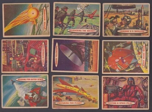 X38/88 cards SPACE CARDS by A&BC Gum 1958 Cat £570 - Picture 1 of 10