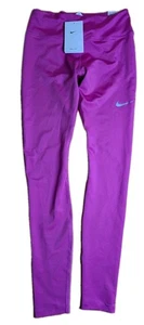 Nike Fast Tights Mid Rise Training Pink AT3103-623 - New With Tags -Womens Small - Picture 1 of 11