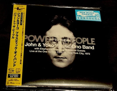John Lennon POWER TO THE PEOPLE Live One To One Plastic Ono SHM-CD **US SELLER** Foto 1 de 2