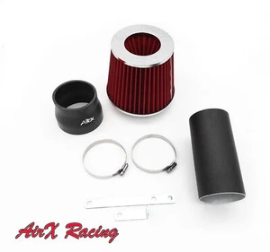 AirX Racing Coat Black-Red For 2004-2008 Pontiac Grand Prix 3.8L V6 Air Intake - Picture 1 of 3