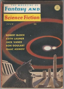 Magazine of Fantasy and Science Fiction. July 1966 - Asimov & Robert Bloch - Imagen 1 de 1