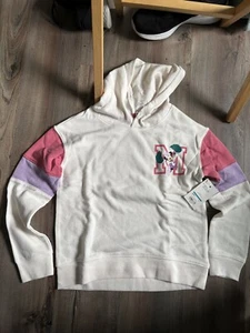 New With Tags Girls Size 8 Minnie Mouse Lightweight Hooded Sweatshirt - Picture 1 of 6