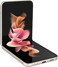 Samsung Galaxy Z Flip 3 5G F711U1 Factory Unlocked 128GB Cream C Crease