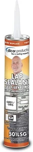 Dicor 501LSG, Self-Leveling Lap Sealant, Grey RV Roof Sealant, 10.3 OZ - Picture 1 of 4