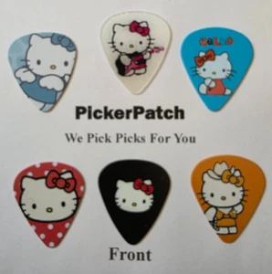 Fender Medium Guitar Picks X Hello Kitty Picks sanrio #139 - Picture 1 of 2