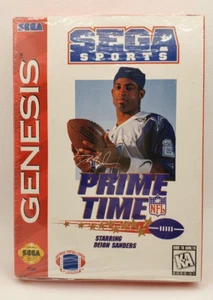 *WERKSEITIG VERSIEGELT* (1995 SEGA GENESIS) *Prime Time NFL mit Deion Schleifern* CIB - Bild 1 von 8