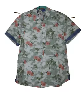 FREE PLANET Hawaiian Shirt 2X New with Tags - Picture 1 of 6