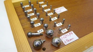 14 Pair DIATEST Karbide Ball Sphere Taster Sets Internal Dial Bore Gage f.Gear - Picture 1 of 6