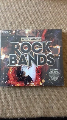 3 CD's Latest & Greatest ROCK BANDS - neu und versiegelt - Bild 1 von 2