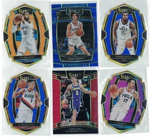 (16) 2018-19 Select Red Purple Orange Blue Prizm 2021-22 Select Blue Shimmer Lot - Bild 1 von 2