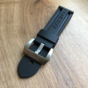 OFFICINE PANERAI Kautschuk 24/22 Uhrenarmband & Schließe - Bild 1 von 6