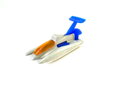 MATCHBOX * HYDROPLANE * SILBER * 1998 * CHINA * OHNE OVP - Bild 1 von 2