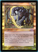Fleetfoot Panther FOIL Planeshift NM White Green Uncommon CARD (238264) ABUGames