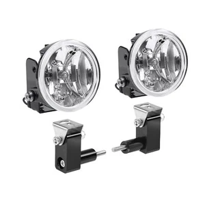KiWAV NS15F Round 3.4 Inch Fog Lights With Brackets for 07-09 Suzuki XL-7 ECE - Picture 1 of 9