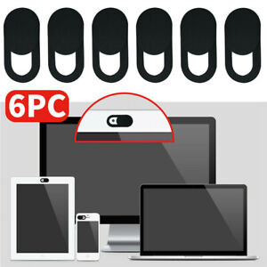 6Pcs Plastic WebCam Cover Slide Camera Laptop Phone Privacy Security Sticker AU