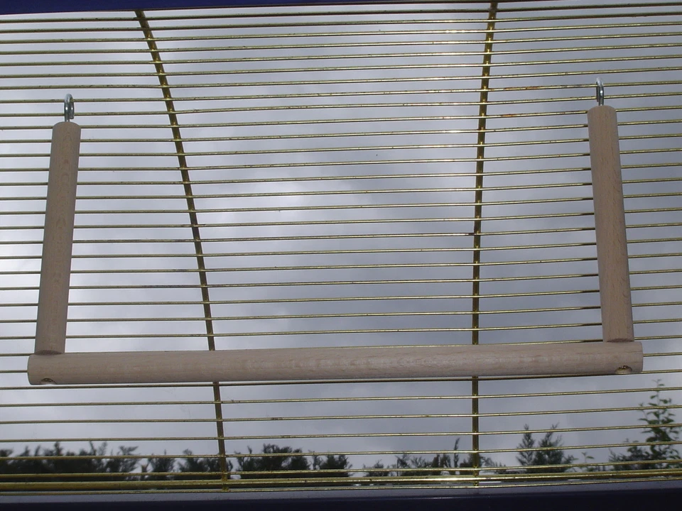 pipano breite Vogelschaukel 28 cm, Ø 14 mm für Vogelkäfig, Wellensittich, VB14