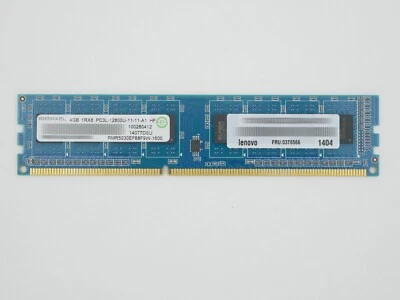 IBM Ramaxel 4GB PC3-12800U DDR3-1600MHz 240-Pin RMR5030EF68F9W-1600 03T6566 - Image 1 of 2