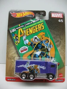 2021 HOT WHEELS PREMIUM MARVEL HIWAY HAULER 2 MARVEL COMICS REAL RIDERS - Foto 1 di 3