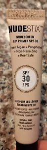 NUEVO Primer Labial Nudestix Nudescreen FPS 30 Tinte Natural, Algas Verdes + Polifenol - Imagen 1 de 4