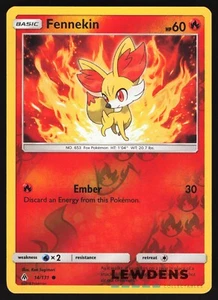 Fennekin - 14/131 - Reverse Holo Common - Forbidden Light - Pokemon Card - Picture 1 of 2