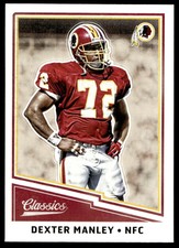2017 Panini Classics 104 Dexter Manley  Washington Redskins  Football Card